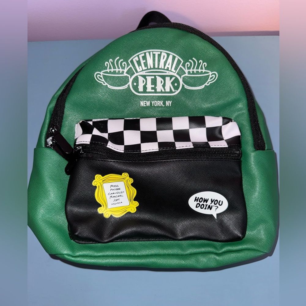 FRIENDS Green and Black Kids Backpack